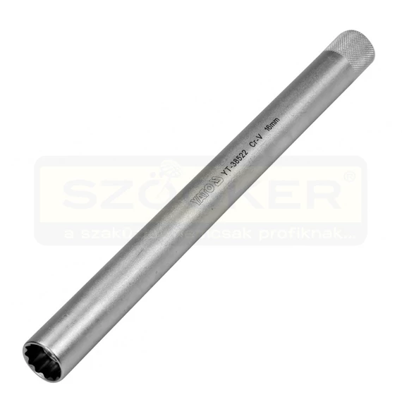 YATO 38522 GYERTYAKULCS SZÁR 3/8 16mm 12 SZÖGŰ