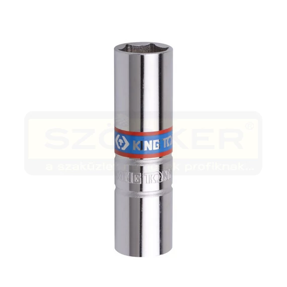KING TONY 36B514 GYERTYAKULCSFEJ 14mm 3/8col GUMIBETÉTES,63mm