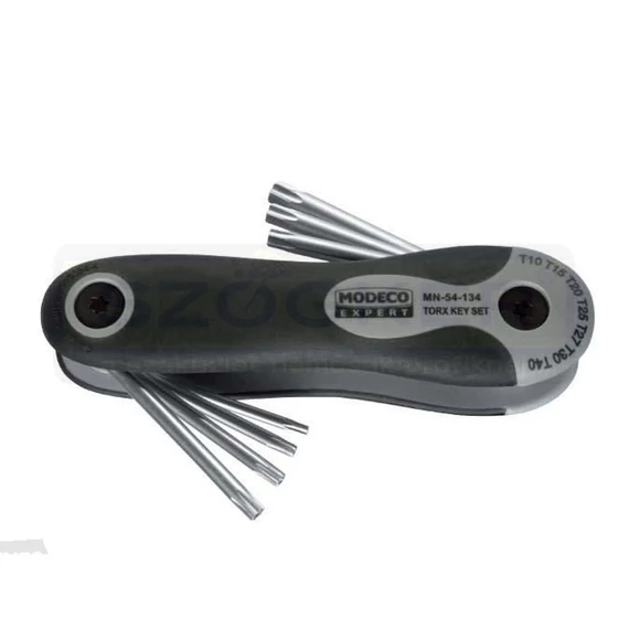 MODECO 54134 TORXKULCS KÉSZLET T10-T40/07DB-OS LYUKAS