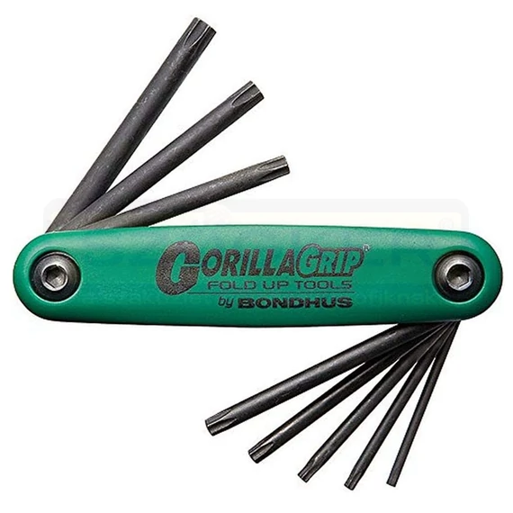 TORXKULCS KÉSZLET T9-T40/08DB. TORX,BICSKA BONDHUS 12634 GORILLA