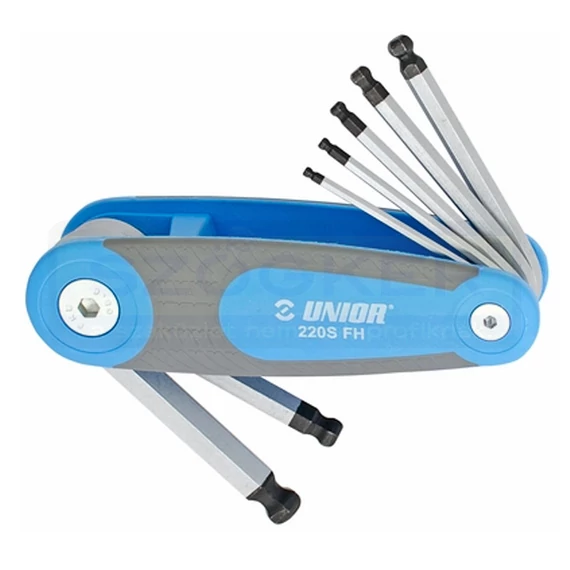 UNIOR 617147 IMBUSZKULCS KÉSZLET 220/3SFH 02.5-10/08DB. GÖMBVÉG