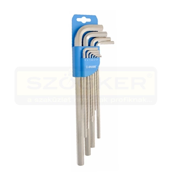 UNIOR 608533 IMBUSZKULCS KÉSZLET 220/3LPH 01.5-10/09DB. HOSSZÚ
