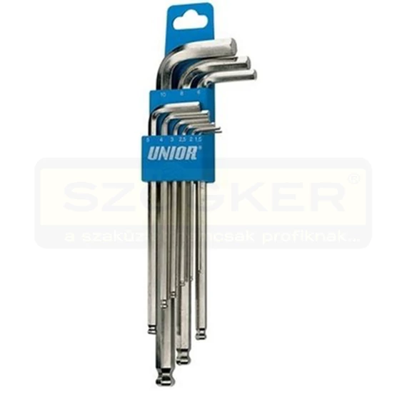 UNIOR 608534 IMBUSZKULCS KÉSZLET 220/3SLPH 01.5-10/09DB.GÖMBVÉG