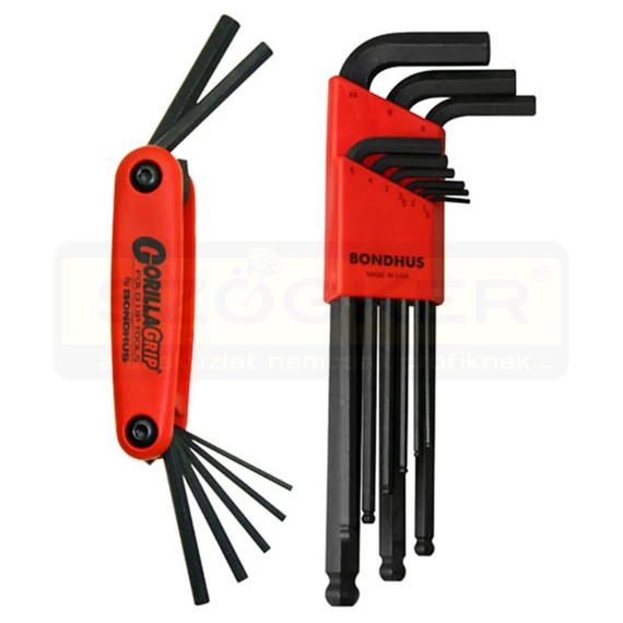 IMBUSZKULCS KÉSZLET BLF16M 1.5-10 ÉS 2-6/16DB-OS BONDHUS 14187