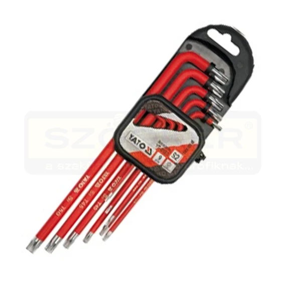 YATO 0562 TORXKULCS KÉSZLET 09-30/7DB-OS, BIZTONSÁGI