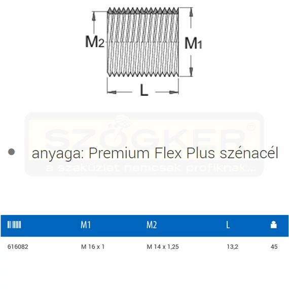UNIOR 616082 MENETES PERSELY PEDÁLOKHOZ 1695.3/10 JOBBOS 10DB/CS