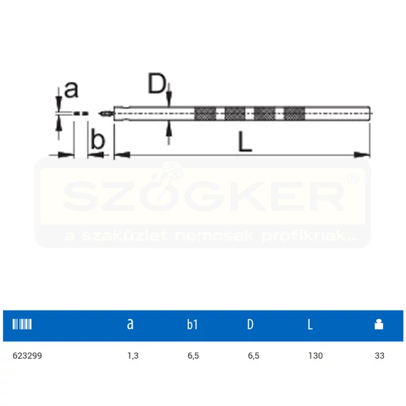 UNIOR 623299 KÜLLŐANYA SZERELŐ SZERSZÁM 1751/2T