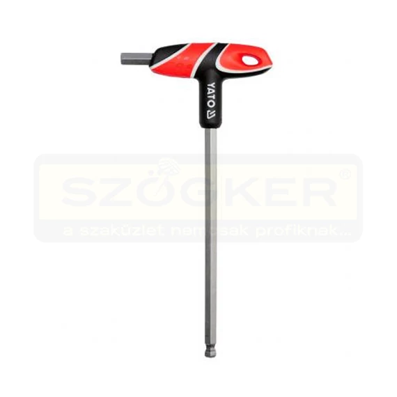 YATO 05593 IMBUSZKULCS 8*200mm T MARKOLATÚ GÖMBVÉGŰ