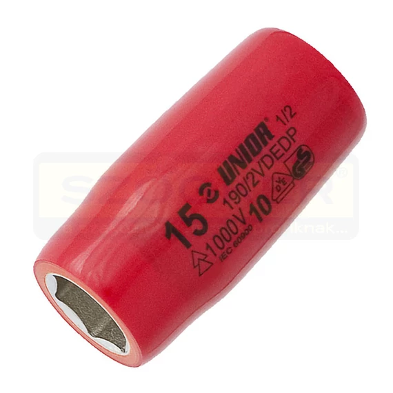 UNIOR 612201 VDE DUGÓKULCS 1/2col 19 190/2VDEDP 1000V SZIG. 6SZÖGŰ