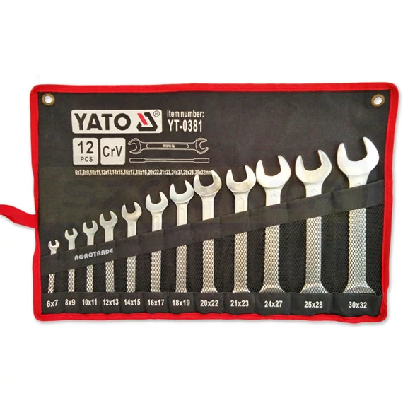YATO 0381 VILLÁSKULCS KÉSZLET 06-32/12db-os
