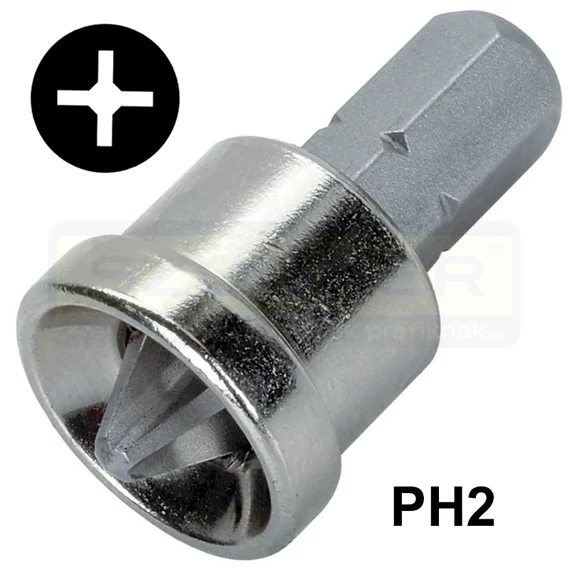 MODECO 15152 BEHAJTÓHEGY PH2/025mm MÉLYSÉGH GIPSZKARTONHOZ 1/4col C6,3