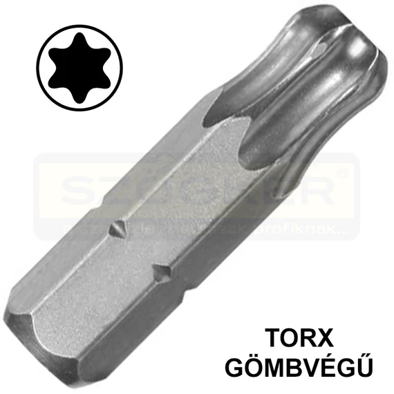 BEHAJTÓHEGY TX10/025mm GÖMBVÉGŰ-BALL 1/4col C6,3 USH 12993