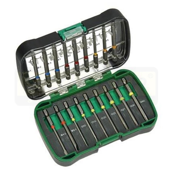 BEHAJTÓHEGY KÉSZLET 18DB-OS PH, PZ,TORX, LAPOS,IMBUSZ E6,3 HIKOKI 40030022