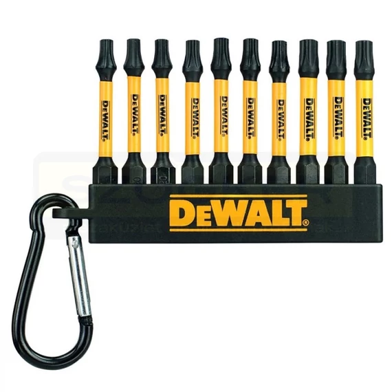 DEWALT DT7275-QZ BEHAJTÓHEGY KÉSZLET 10DB-OS T20x3,T25x4,T30x3 / 57mm