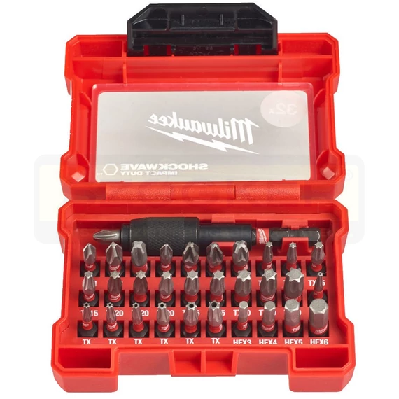 BEHAJTÓHEGY KÉSZLET 32részes SHOCKWAVE IMPACT DUTY MILWAUKEE 4932464240