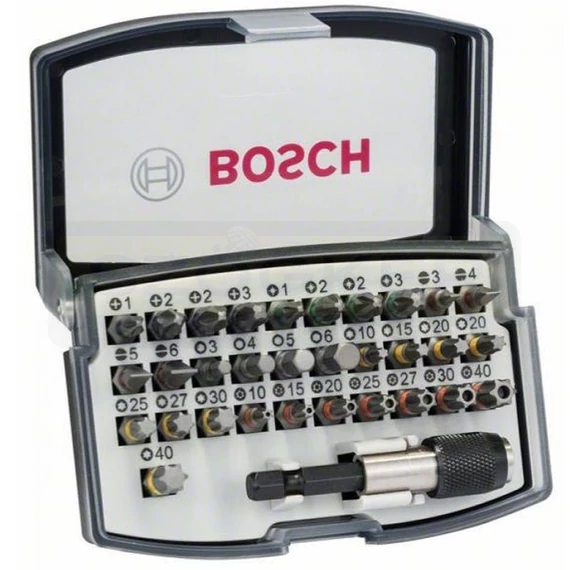 BOSCH 2607017319 BEHAJTÓHEGY KÉSZLET 32 részes EH,PH,PZ