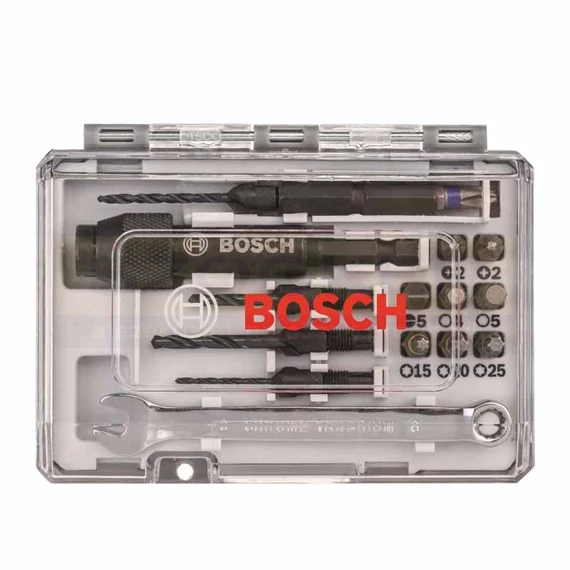 BOSCH 2607002786 UTOLSÓ DB BEHAJTÓHEGY KÉSZLET 20részes /EH,PH,PZ,TX,HX,+FÚRÓK/