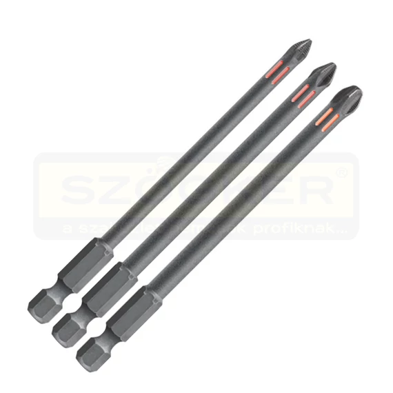 BEHAJTÓHEGY KÉSZLET 3RÉSZES PH1,PH2,PH3*100mm TORSION KWB 49123040