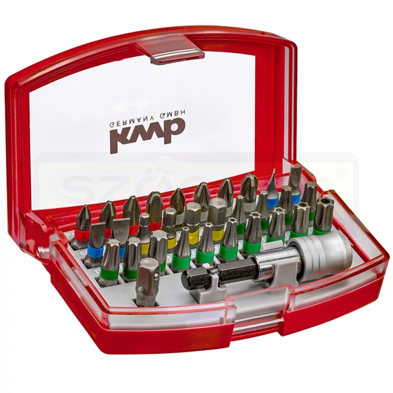 BEHAJTÓHEGY KÉSZLET 32részes BIT /EH,PZ,PH,HX,TX/ KWB 49118690