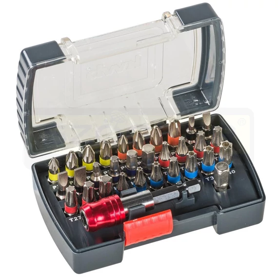 BEHAJTÓHEGY KÉSZLET 32részes BIT /EH,PZ,PH,HX,TX/ S2 KWB 49118470