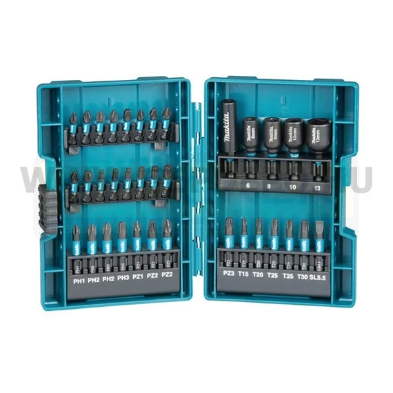 MAKITA B-66880 BEHAJTÓHEGY KÉSZLET 35részes IMPACT BLACK