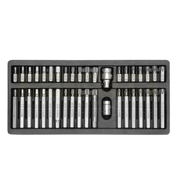 YATO 0400 BEHAJTÓHEGY KÉSZLET 40 részes HX:SPLINE:TORX