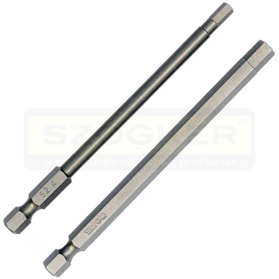 YATO 0495 BEHAJTÓHEGY KÉSZLET 2R.100mm SW4,SW6