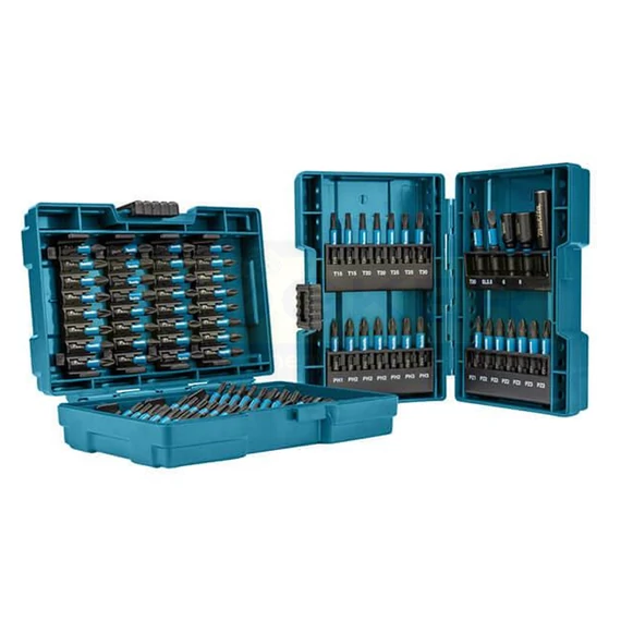 MAKITA E-03109 BEHAJTÓHEGY KÉSZLET 90 részes PZ,PH,TORX, SL