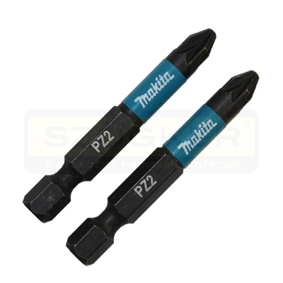 MAKITA B-63753 BEHAJTÓHEGY PZ2 1/4c C6,3 50mm IMPACT BLACK MÁGNESES 2DB/CS