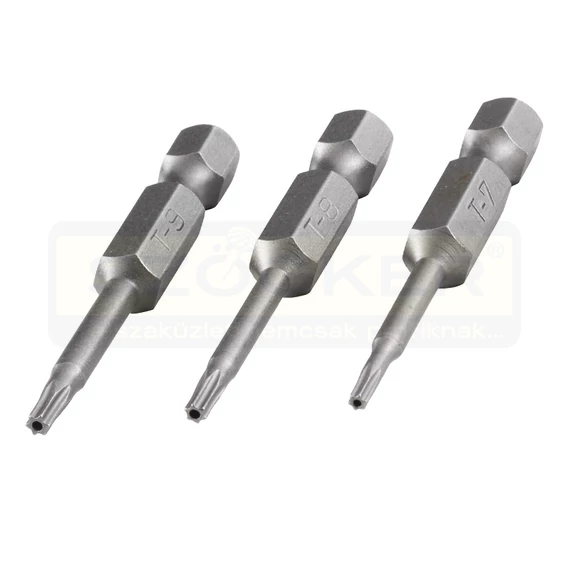 WOLFCRAFT 1262000 BEHAJTÓHEGY KÉSZLET 3DB-OS /LYUKAS TORX 25,27,30, 50mm/