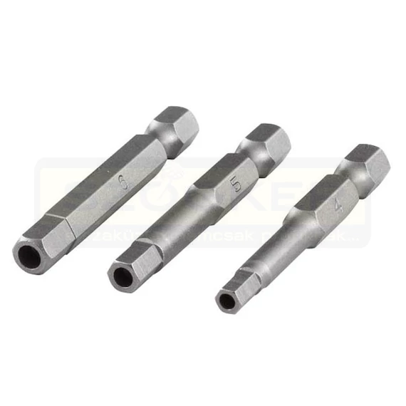 WOLFCRAFT 1264000 BEHAJTÓHEGY KÉSZLET 3DB-OS /LYUKAS HX 4,5,6 - 50mm