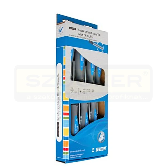 UNIOR 612300 CSAVARHÚZÓ KÉSZLET 621CS7TBI TORX T10-T40