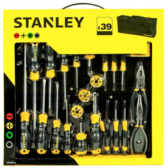 STANLEY STHT062114 CSAVARHÚZÓ KÉSZLET 39 RÉSZES KOMPAKT