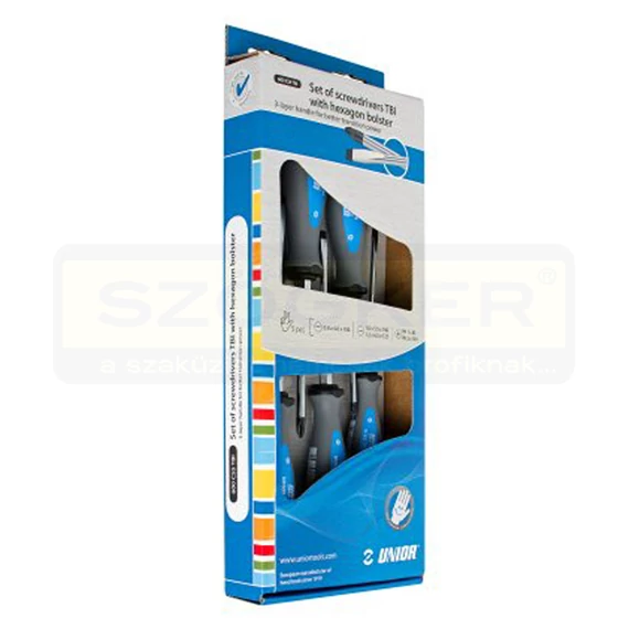 UNIOR 614007 CSAVARHÚZÓ KÉSZLET 600CS5TBI 5db-os LAPOS+PH