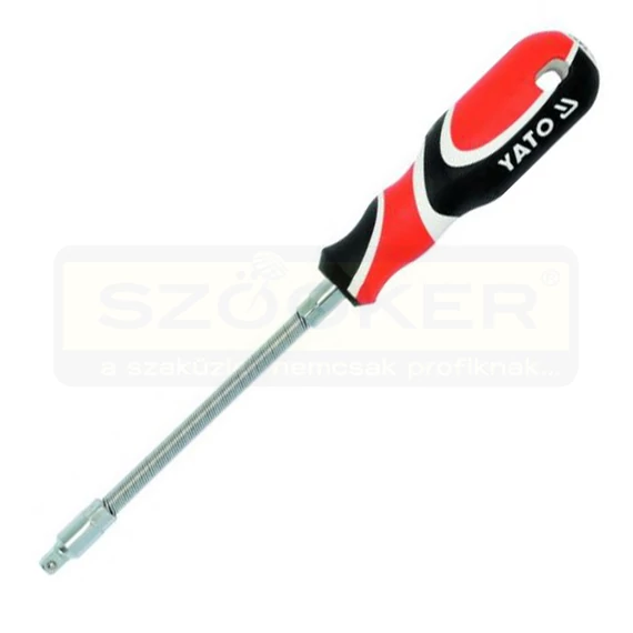 YATO 1381 FLEXIBILIS BEHAJTÓSZÁR 150mm 1/4col PIROS-FEKETE MARKOLAT