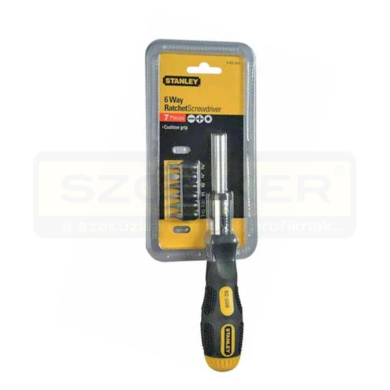 STANLEY 062509 CSAVARHÚZÓ CSERÉLHETŐ FEJŰ /3EH,2PH,2TX/06DB-OS RACSNIS