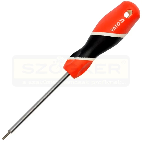 YATO 25955 TORX CSAVARHÚZÓ T10*100 MÁGNESES BIZTONSÁGI LYUKAS