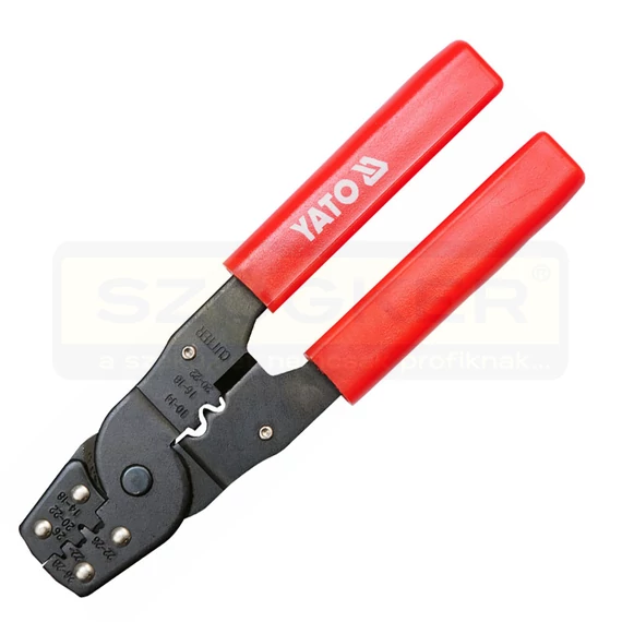 YATO 2256 KRIMPELŐ FOGÓ 180mm KÁBELVÁGÓ ÉS CSUPASZOLÓ