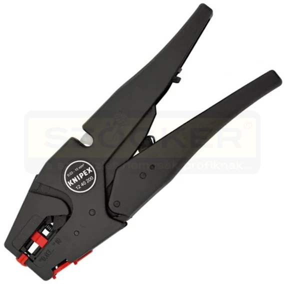 HUZALCSUPASZÍTÓ FOGÓ 200mm ÖNBEÁLLÓ 0,03-10mm2 KNIPEX 1240200