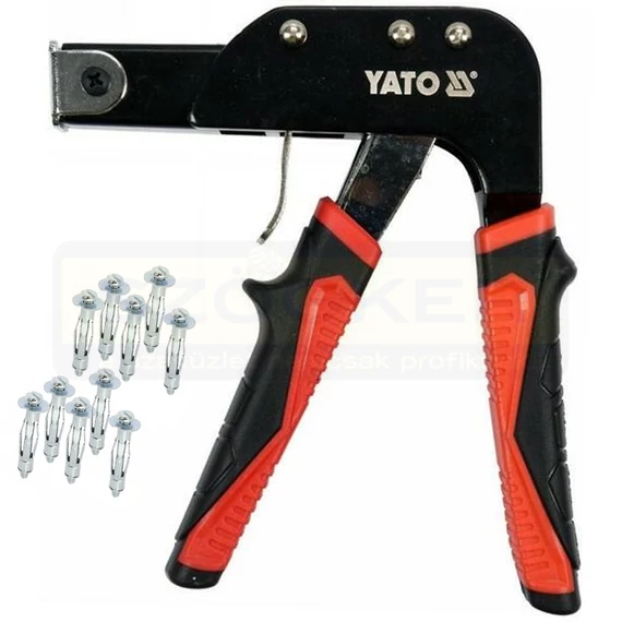 YATO 51450 DÜBEL RÖGZÍTÉSHEZ FOGÓ +10 DB CSAVAR