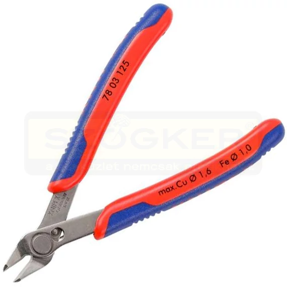 ELEKTRONIKAI FOGÓ 125mm OLDALCSÍPŐ KNIPEX 7803125