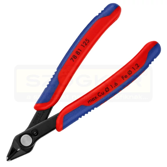 ELEKTRONIKAI FOGÓ 125mm OLDALCSÍPŐ KNIPEX 7881125