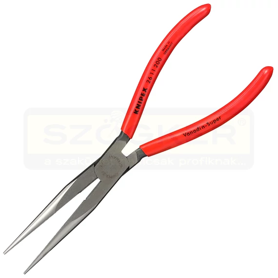FÉLKEREKCSŐRŰ FOGÓ 200mm PVC NYÉL KNIPEX 2611200-418297