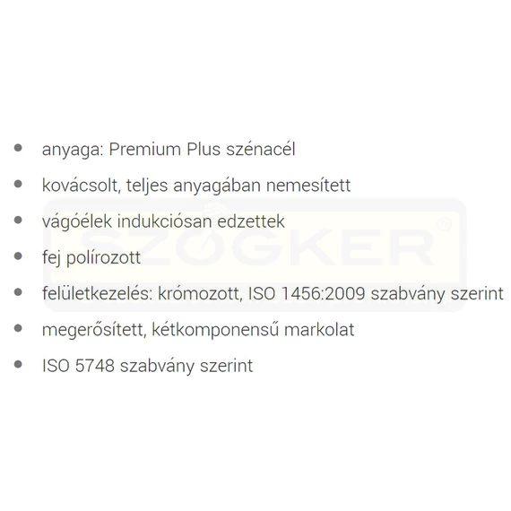 UNIOR 609192 HOMLOKCSÍPŐ FOGÓ 160mm 455/1 BI