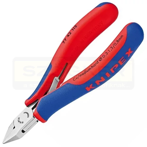 OLDALCSÍPŐ FOGÓ 115mm ELEKTRONIKAI 0.3-1.3 KNIPEX 7742115