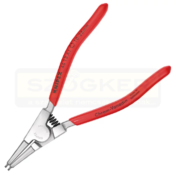 SEEGERFOGÓ KÜLSŐ EGYENES 10-025mm KNIPEX 4613A1
