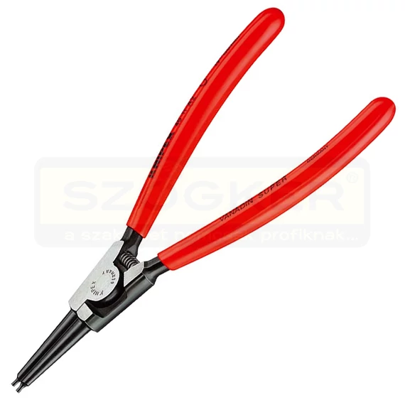 SEEGERFOGÓ KÜLSŐ EGYENES A4/320 /85-140mm/ INOX KNIPEX 4611A4