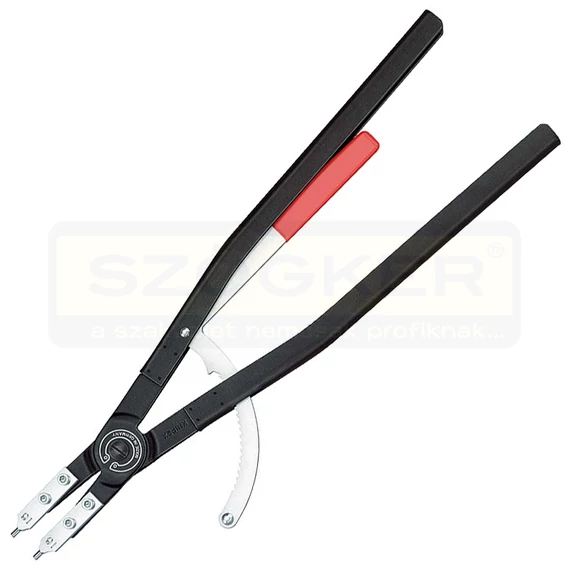 SEEGERFOGÓ BELSŐ EGYENES 580mm BARNÍTOTT 252-400mm KNIPEX 4410J6