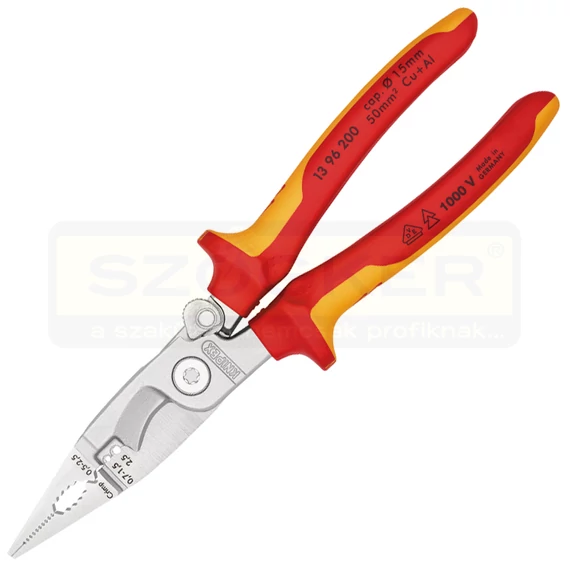 SZIGETELT, UNIVERZÁLIS FOGÓ KNIPEX 1396200