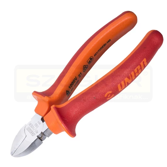UNIOR 610426 VDE OLDALCSÍPŐ FOGÓ 140mm 461/1VDEBI PIROS-NARANCS